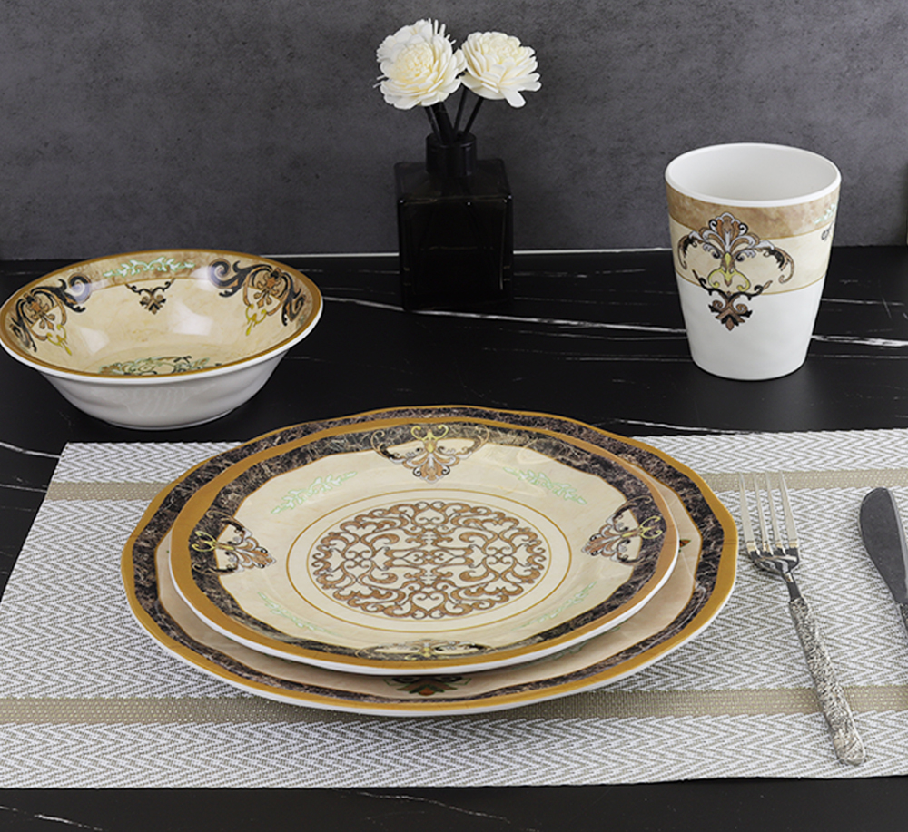 luxury melamine dinnerware